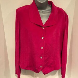 BARRIE PACE SILK LIGHTWEIGHT BLAZER WOMENS SIZE 16